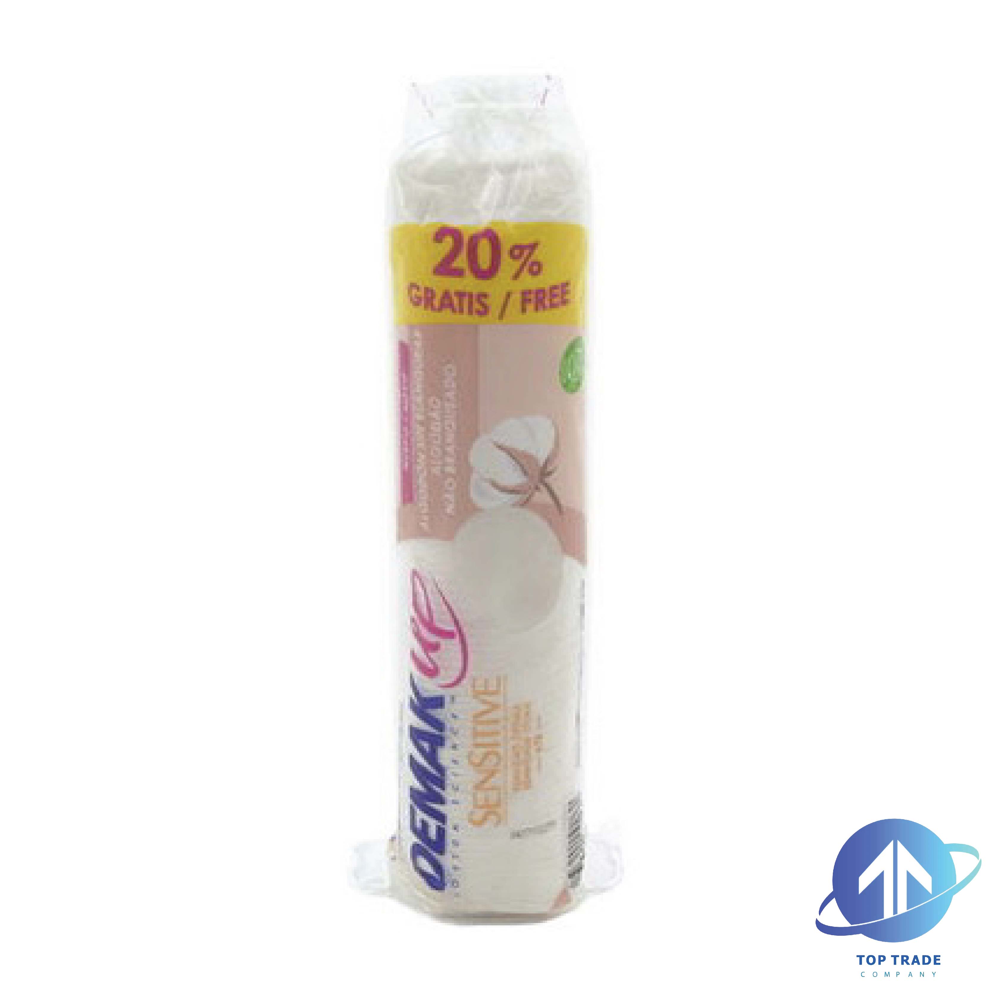 Demak Up demaquillage discs sensitive 72pcs